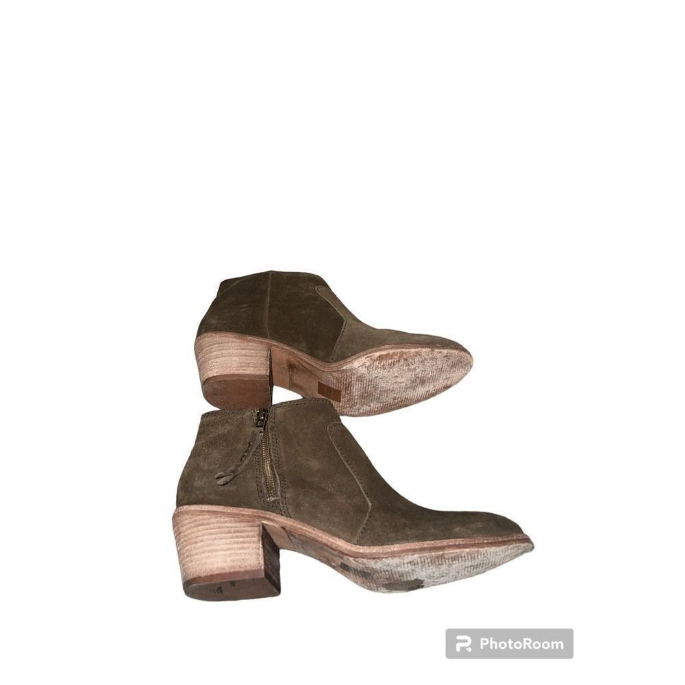 ✨Madewell Janice Ankle Boots Olive Suede Shoes✨ - Picture 6 of 9